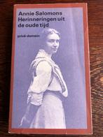 Annie Salomons - Herinneringen uit de oude tijd Privé domein, Boeken, Ophalen of Verzenden, Zo goed als nieuw