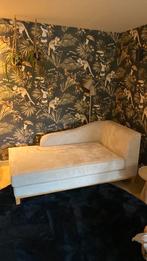Beige Chaise longue, Ophalen, Hout, Overige maten, 150 tot 200 cm