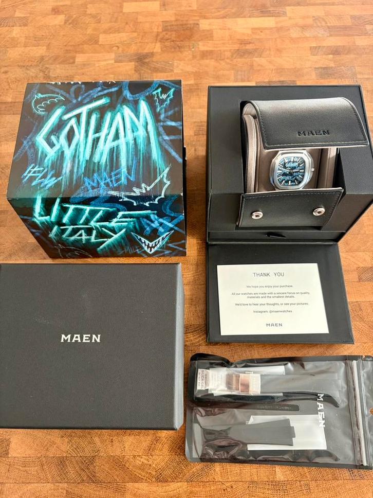 Gotham Maen horloge IFLW Manhattan 2.0 37mm FULL SET, Sieraden, Tassen en Uiterlijk, Horloges | Heren, Nieuw, Polshorloge, Overige merken