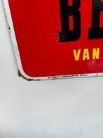 BELGA vander Elst emaille reclamebord, Ophalen