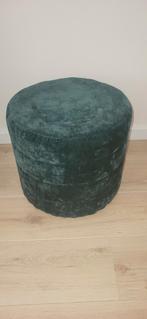 Groene poef, Ophalen, Minder dan 50 cm, Rond, Minder dan 50 cm