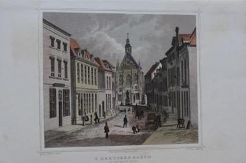 `s HERTOGENBOSCH ST. ANTHONIUSKAPEL 1858 STAALGRAVURE GY6 beschikbaar voor biedingen