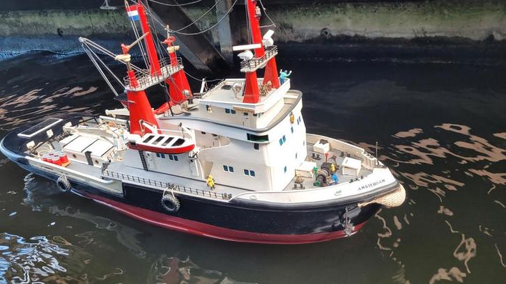 Sleepboot Amsterdam, Hobby en Vrije tijd, Modelbouw | Boten en Schepen, Gebruikt, Ophalen