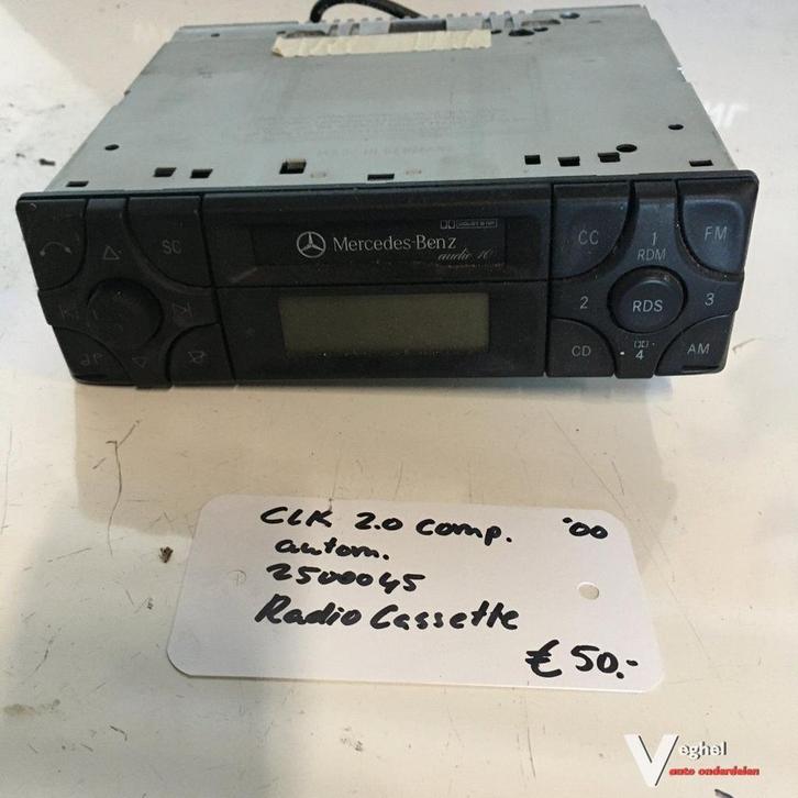 Mercedes CLK 2.0 Compressor automaat 2000 2500045   Radio Ca, Auto diversen, Autoradio's, Ophalen of Verzenden