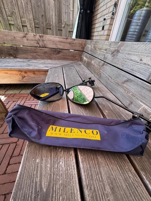 Te koop: Milenco III caravanspiegels (Aero III) – incl. tas, Caravans en Kamperen, Kampeeraccessoires, Zo goed als nieuw, Ophalen of Verzenden