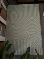 Modern beige/wit kleed laagpollig, Huis en Inrichting, Stoffering | Tapijten en Kleden, Ophalen, Beige, 200 cm of meer, Zo goed als nieuw