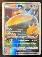 Pokemon Kaart - Snorlax GX, Ophalen of Verzenden, Gebruikt, Losse kaart, Foil