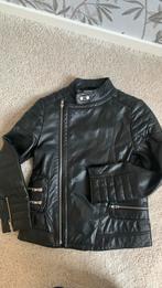 Nieuw: Leren jas zwart maat 152, Ophalen, Zwart, Zo goed als nieuw, Nikkie
