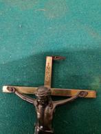kruisbeeld messing en brons, Verzamelen, Ophalen of Verzenden