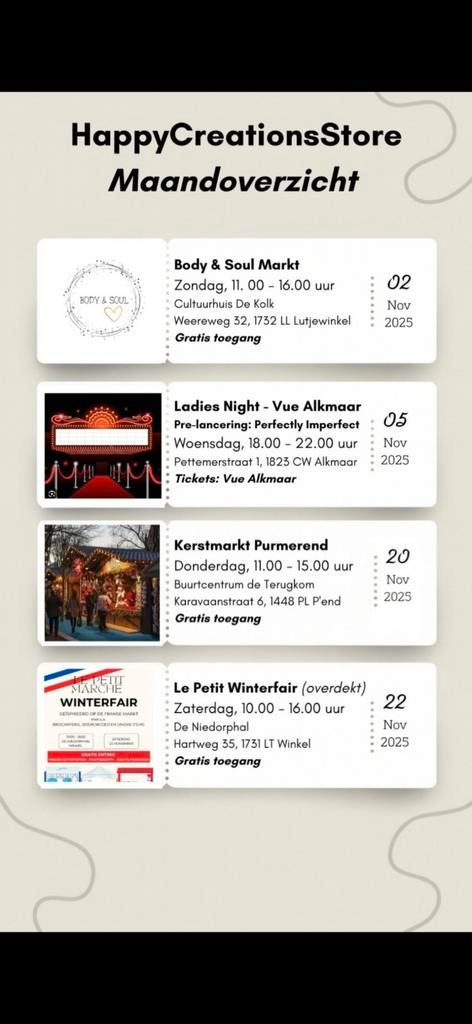 Kerstmarkt Purmerend, Tickets en Kaartjes, Kortingen en Cadeaubonnen, Eén persoon, Cadeaubon