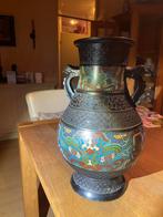 Antieke Cloisonné Vaas, Antiek en Kunst, Ophalen of Verzenden