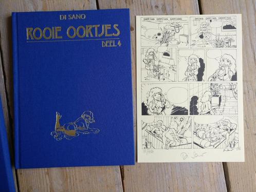 Rooie Oortjes Luxe uitgave deel 4 (gen. en gesign. + prent), Boeken, Stripboeken, Zo goed als nieuw, Eén stripboek, Ophalen of Verzenden