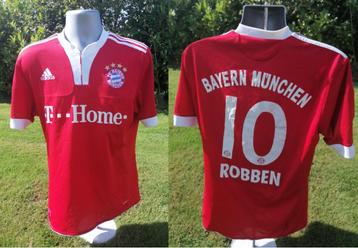Bayern Munchen 2009/10 thuis shirt Robben 10 maat M adidas beschikbaar voor biedingen