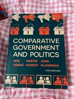 Comparative Government and Politics, Sociale wetenschap, Rod Hague, Martin Harrop, John McCormick, Ophalen of Verzenden, Zo goed als nieuw