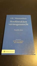 Hoofdstukken vermogensrecht JH Nieuwenhuis, Boeken, Ophalen of Verzenden, Gelezen, WO