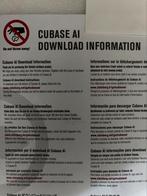 Cubase ai, Computers en Software, Audio-software, Ophalen of Verzenden, Nieuw