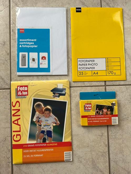 fotopapier Hema 170gr A4 Foto&Fun Blokker 210gr A4 diverse, Audio, Tv en Foto, Fotografie | Fotopapier, Nieuw, Ophalen of Verzenden