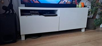 Tv meubel ikea besta wit