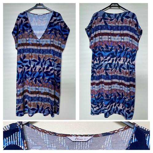 Blauw jurkje 44, Kleding | Dames, Jurken, Zo goed als nieuw, Maat 42/44 (L), Blauw, Boven de knie, Ophalen of Verzenden