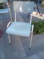 Leuke school stoelen voor in de tuin , jaren 80 kunstof, Ophalen, Zo goed als nieuw