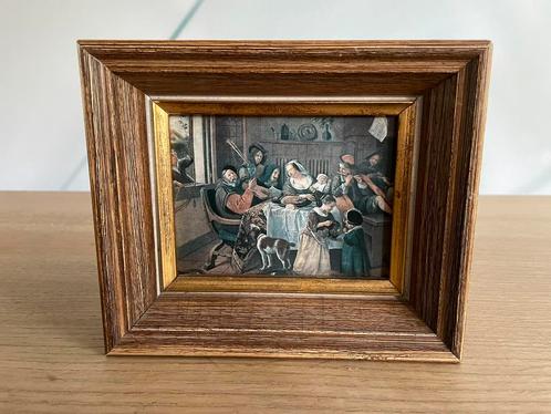 Schattig vintage prentje van Jan Steen, Antiek en Kunst, Kunst | Tekeningen en Foto's, Ophalen of Verzenden