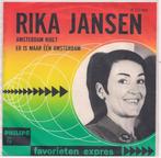Fav.. expres- Rika Jansen- Amsterdam huilt 2 kleuren!!, Cd's en Dvd's, Vinyl | Nederlandstalig, Levenslied of Smartlap, Gebruikt