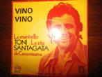 single tony santagata 45rpm jukebox vinyl record vino vino, Gebruikt, 7 inch, Single, Ophalen of Verzenden