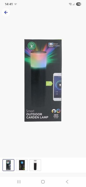 LSC smart connect LED tuinlamp beschikbaar voor biedingen