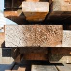 Geschaafde vuren balken, Doe-het-zelf en Verbouw, Hout en Planken, Ophalen, Gebruikt, 50 mm of meer, Balk