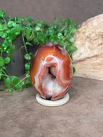 Carneool met agaat ei, Ophalen of Verzenden, Mineraal
