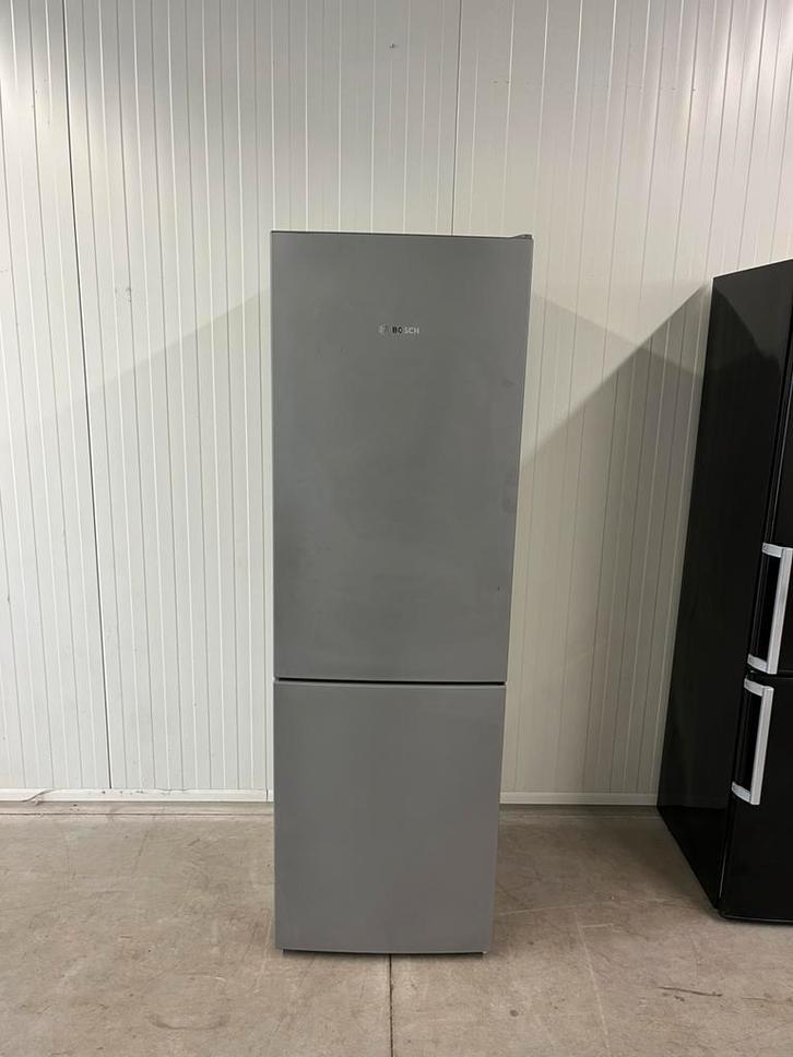BOSCH RVS koel-vriescombinatie koelkast A++ 180cm, Witgoed en Apparatuur, Koelkasten en IJskasten, Gebruikt, Met aparte vriezer