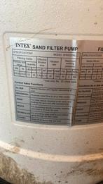 Zandfilterpomp intex SF60220RC-2, Tuin en Terras, Zwembad-toebehoren, Ophalen, Gebruikt