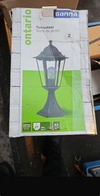 Tuinsokkel Ontario - Nieuw in doos!, Ophalen, Minder dan 50 watt, Netvoeding, Vloerlamp