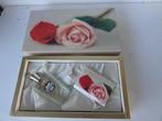 3 VINTAGE geschenkdozen Boldoot zeep en eau de cologne, Verzamelen, Verzenden, Nieuw, Parfumfles, Gevuld
