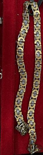 Koningsketting Byzantijnse schakelketting, Ophalen of Verzenden, Gebruikt, Zilver, Overige materialen