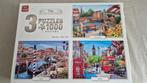 king puzzel -City collection 3x 1000stukjes, Ophalen of Verzenden, 500 t/m 1500 stukjes, Zo goed als nieuw