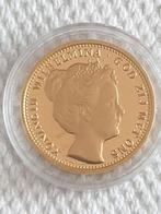 Gouden tientje replica .zilver met goudlaagje, Ophalen of Verzenden