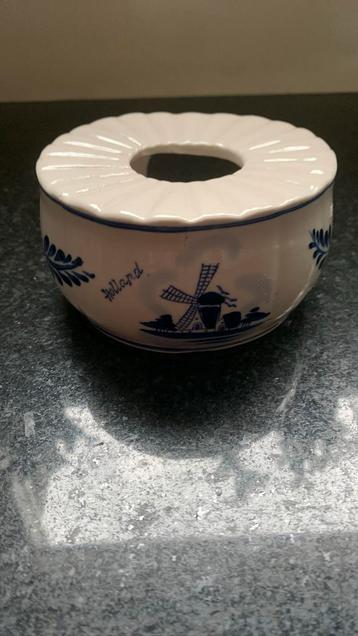 vintage zgan porseleinen Holland Thee Lichtje  waxine licht beschikbaar voor biedingen