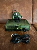 Xbox Original Crystal Green + Controller, Spelcomputers en Games, Spelcomputers | Xbox Original, Ophalen of Verzenden, Gebruikt