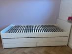 Bedframe met onderbed en opberglades, Huis en Inrichting, Slaapkamer | Bedden, Ophalen, Gebruikt, 90 cm, Eenpersoons
