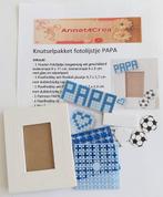 Knutselpakket houten fotolijstje PAPA Pixelhobby, Hobby en Vrije tijd, Materiaal, ., Nieuw, Ophalen of Verzenden
