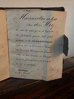 Antiek  psalmen boekje met goudsnee, Verzenden