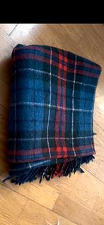 Wollig picknickkleed retro vibtage kleed deken blauw, Ophalen of Verzenden, Gebruikt