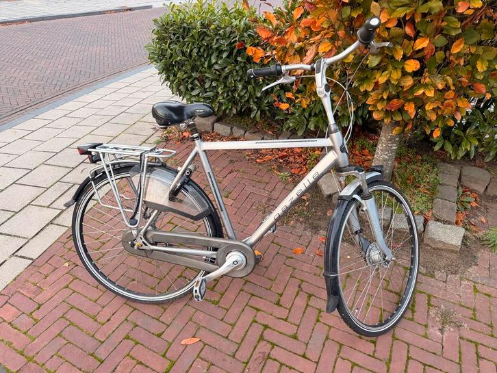 Gazelle Paris Herenfiets 28 inch, Fietsen en Brommers, Fietsen | Dames | Damesfietsen, Gebruikt, Gazelle, Versnellingen, 53 tot 56 cm