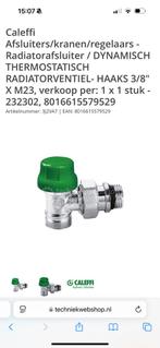 Caleffi Afsluiters/kranen/regelaars - Radiatorafsluiter, Verzenden, Nieuw, Minder dan 60 cm, Minder dan 30 cm