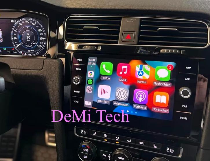 CarPlay Volkswagen SEAT SKODA AUDI CarPlay Activatie, Auto diversen, Autoradio's, Nieuw, Ophalen