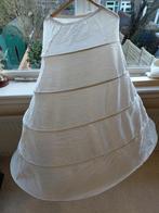 hoepelrok wit katoen 110 cm lang, Kleding | Dames, Wit, Zo goed als nieuw, Onder de knie, Ophalen