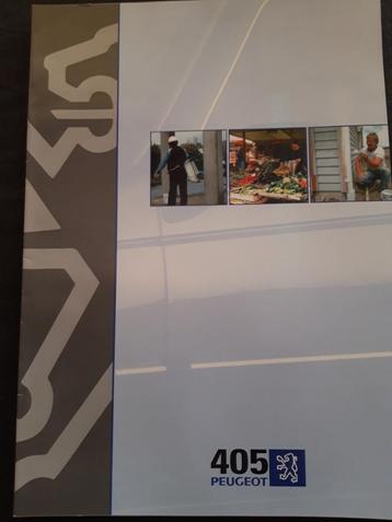  Folder Peugeot 405 Commerciale ( bestelwagen ) beschikbaar voor biedingen