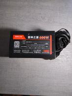 600W PC Voeding – Nieuw – Stil en betrouwbaar, Computers en Software, Interne voedingen, Ophalen of Verzenden, Zo goed als nieuw