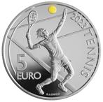 5 euro San Marino 2023 - Tennis (Proof), Setje, Ophalen of Verzenden, 5 euro, Zilver